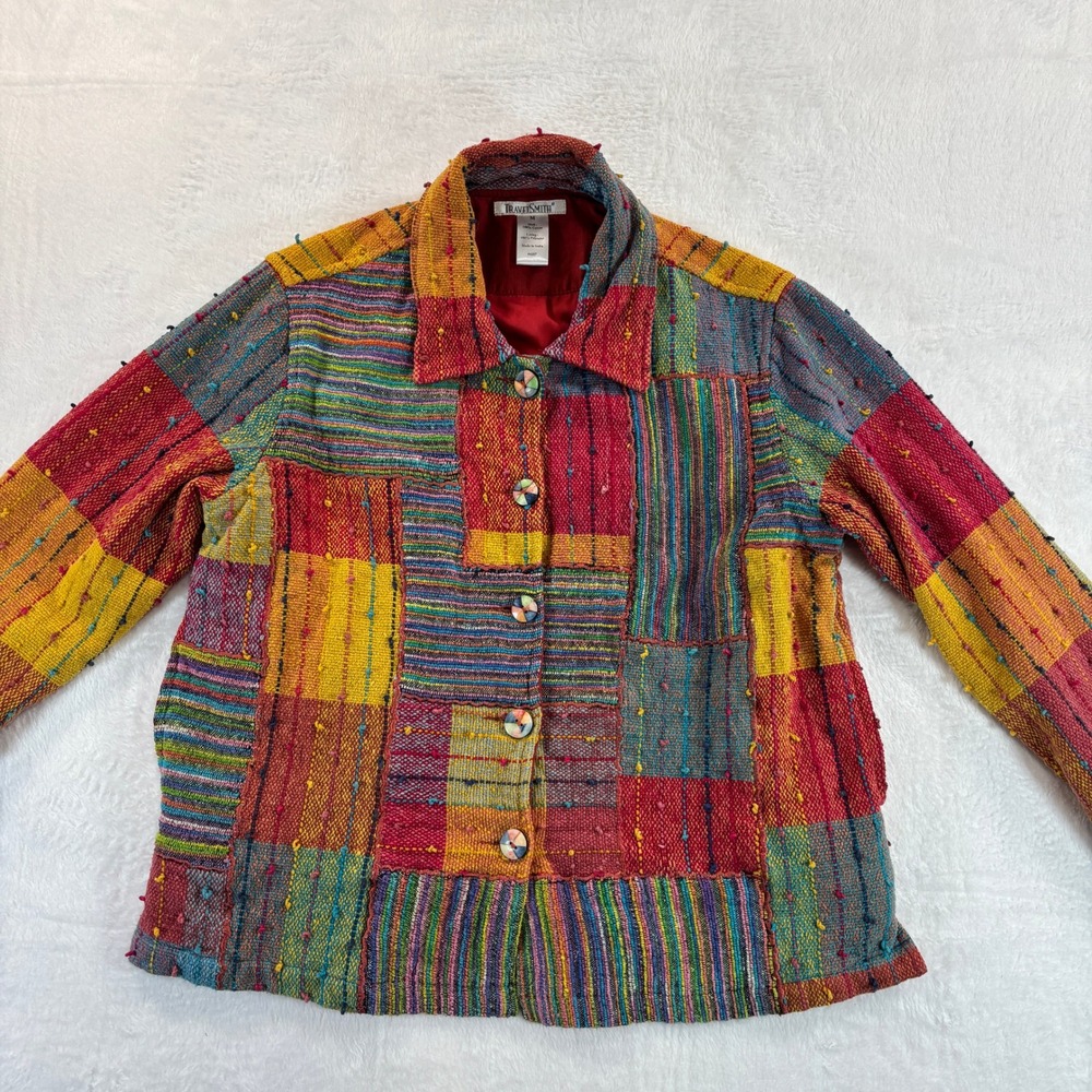 Travelsmith Women's Medium Patchwork Jacket Blaze… - image 1